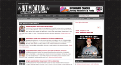 Desktop Screenshot of intimidationmma.com